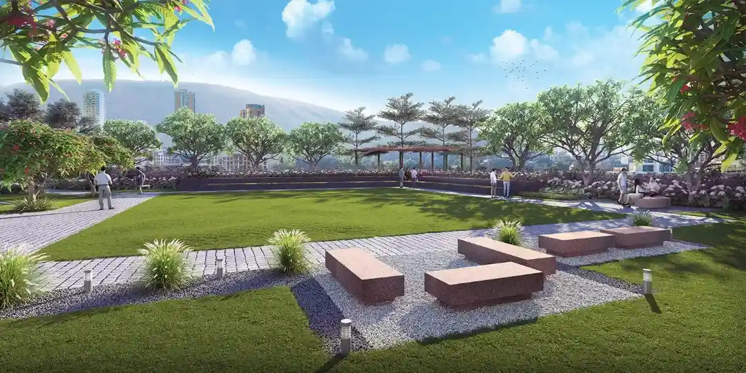 Walk/Seating Area